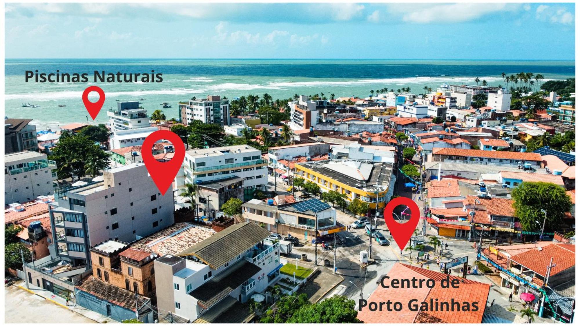 Melhor Localizacao Porto Galinhas 50M Do Mar E Centrinho - Com E Sem Piscina Privativa Family Flats Pôrto das Galinhas Extérieur photo